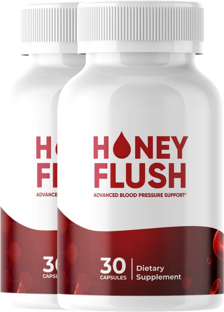 Honey Flush 30 capsule bottles